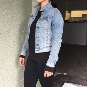 H&M crop denim jacket